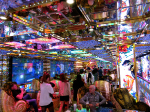 robot restaurant decor