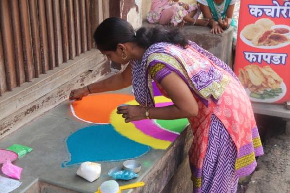 Decorating for Diwali