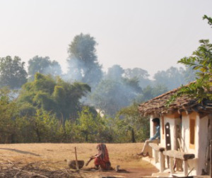 Cottages with terracotta tiles